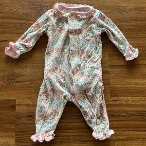 Magnetic Me Bunny Spring Ruffle Butt Onesie Bodysuit 0-3 months